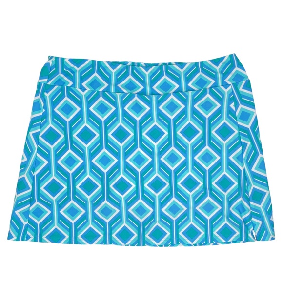 Jude Connally Pants - JUDE CONNALLY New! Morgan Skort Jude Cloth / Small / Trellis Cobalt Kelly
